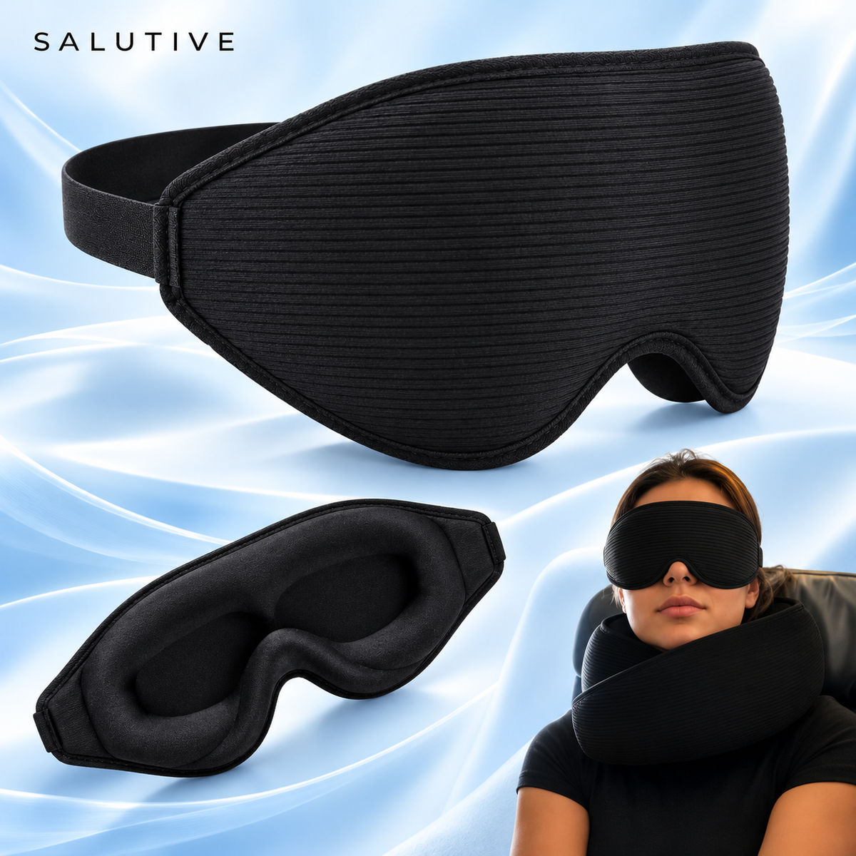 Salutive Contoured Sleep Mask