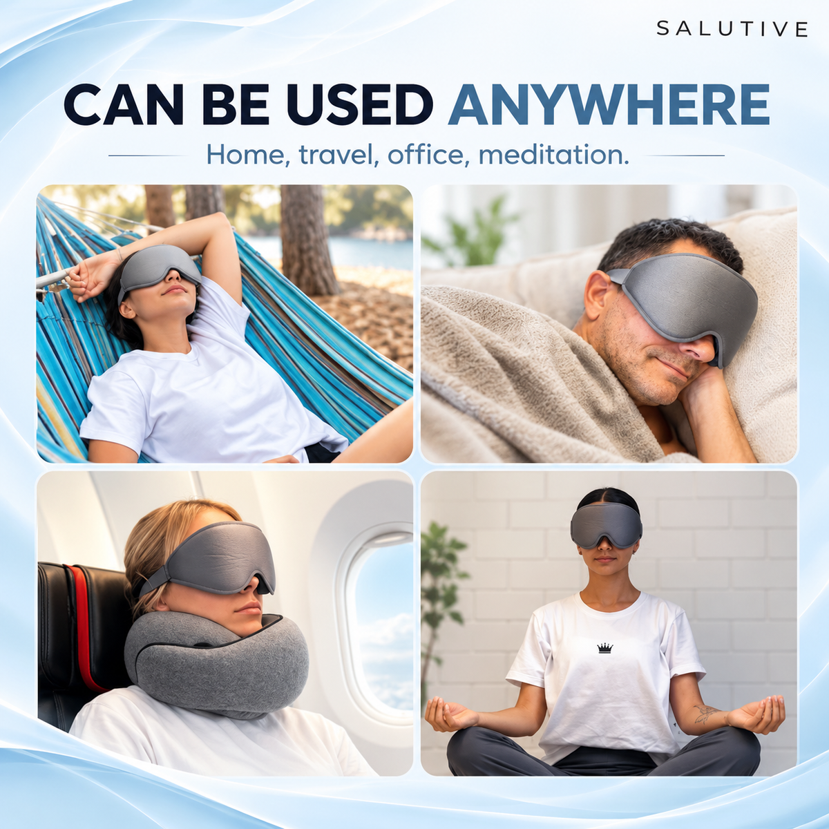 Salutive Contoured Sleep Mask