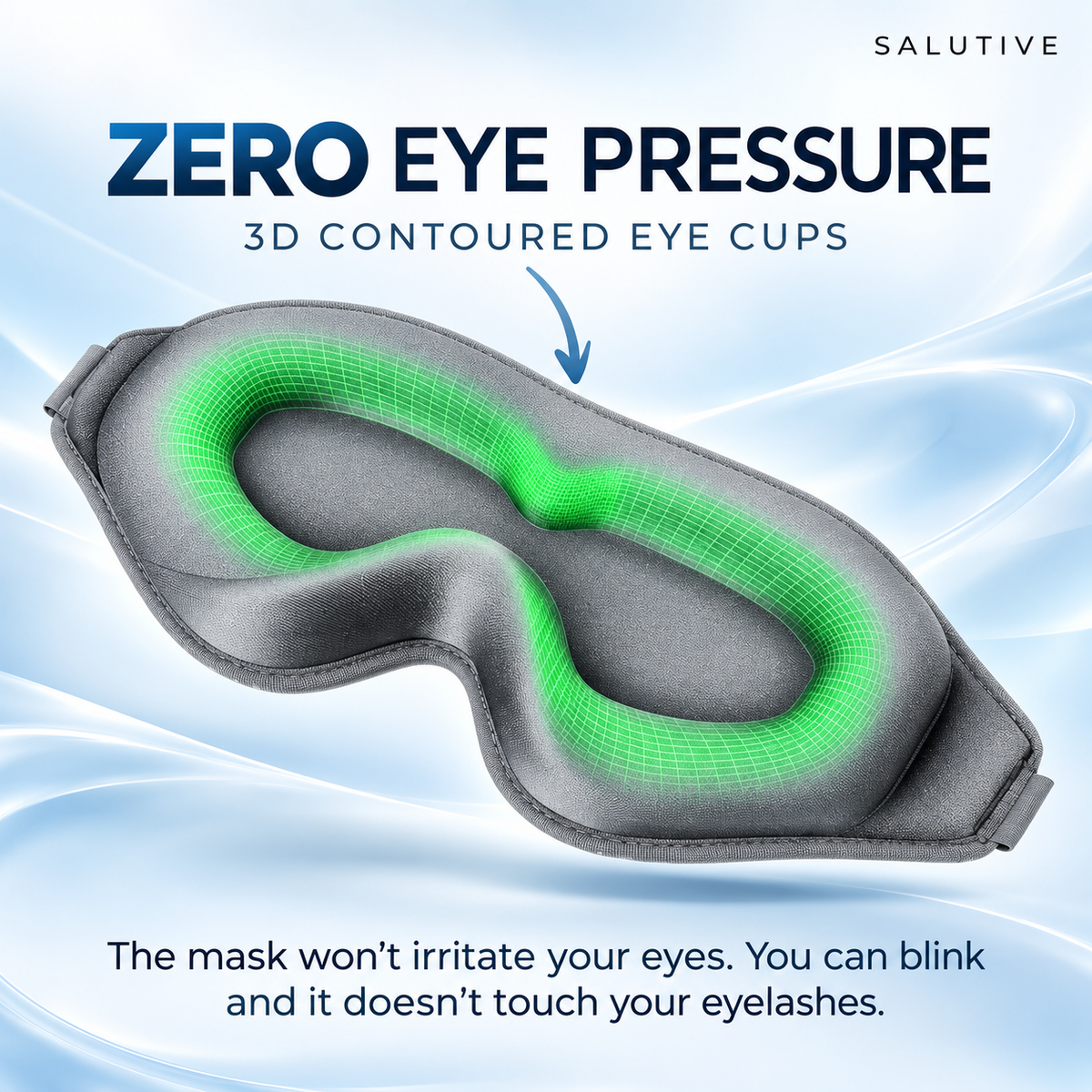 Salutive Contoured Sleep Mask